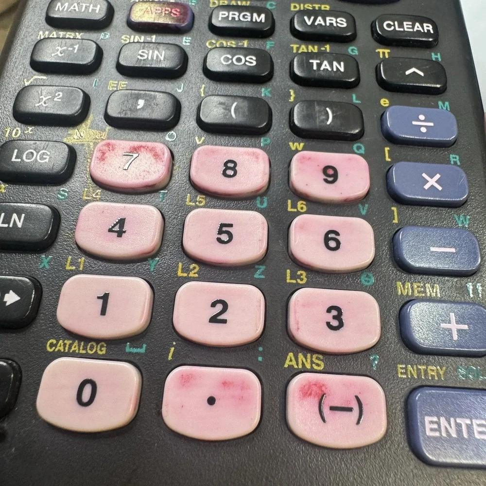 Texas Instruments TI-83 Plus Graphing Calculator Tested Working With Cover